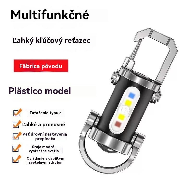 🔥【Kúpiš jeden, druhý dostaneš zadarmo】🔥 Mini vodeodolná kľúčenková baterka s ultra vysokým jasom 1200 lm