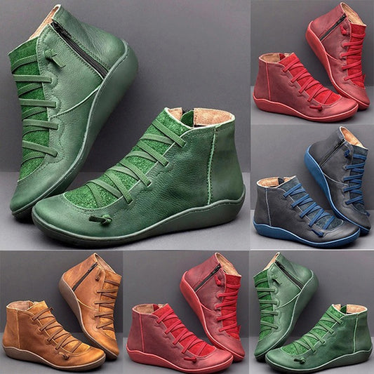 🔥【50% de descuento!】【Tallas 35-43】Nuevas zapatillas anchas de invierno para mujer botines casuales.