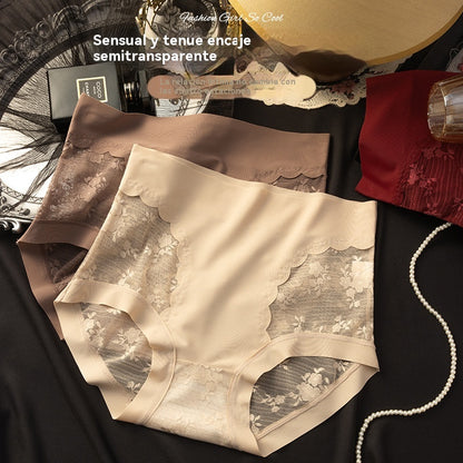 【€33】Un conjunto de 5 piezas: negro + burdeos + beige + marrón + rojo ladrillo --- Ropa interior de encaje sin costuras de alta elasticidad para mujer para control de abdomen, modelado de glúteos y bragas de levantamiento