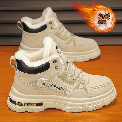 👞【Descuento 50 % por tiempo limitado】Nuevas botas Martin de invierno para hombre con forro grueso de felpa