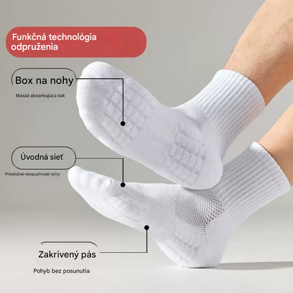 😍🧦【10 par】 Męskie długie skarpety sportowe, odprowadzające pot, amortyzujące, chroniące pięty, antyzapachowe, oddychające, odpowiednie do koszykówki i codziennych sportów.