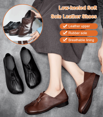 👡😘Reduceri de sezon, -50%【35-42】Pantofi de damă din piele moale cu talpă moale, noi, 2025