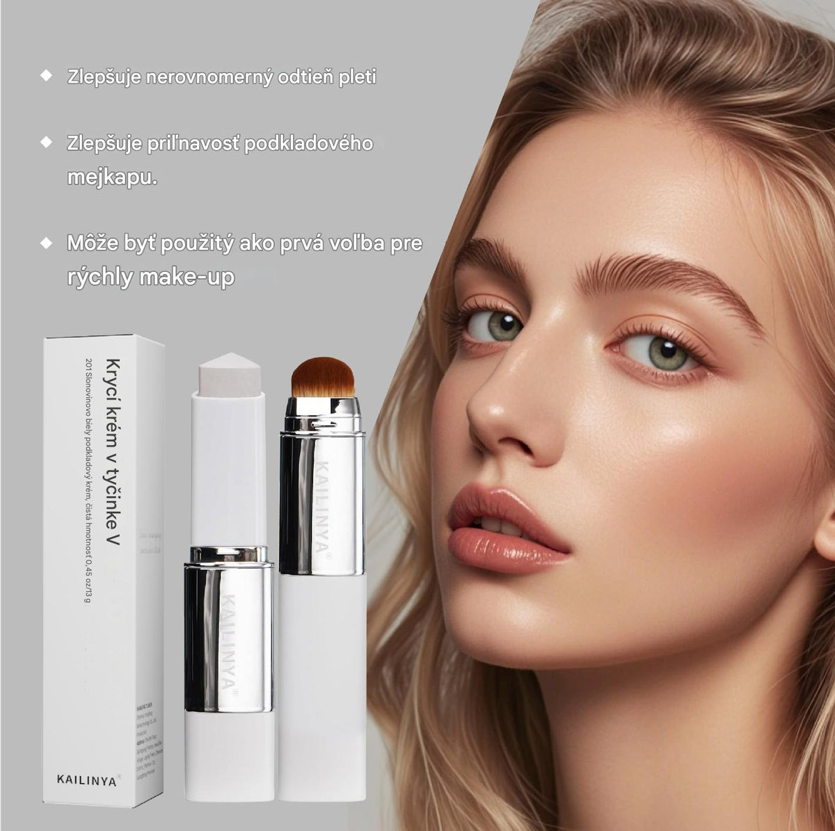 ⏰💕🔥50% ZNIŻKI🌟Kremowy sztyft V White koreański zmieniający kolor makijażu