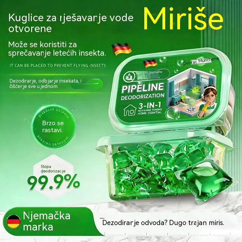 2 paquetes (100 pastillas) por 27 € – 🔥🎉 ¡Vuelan! Ya los han comprado 30.000 personas 🎉. Cápsulas bioenzimáticas para eliminar los malos olores de las tuberías.
