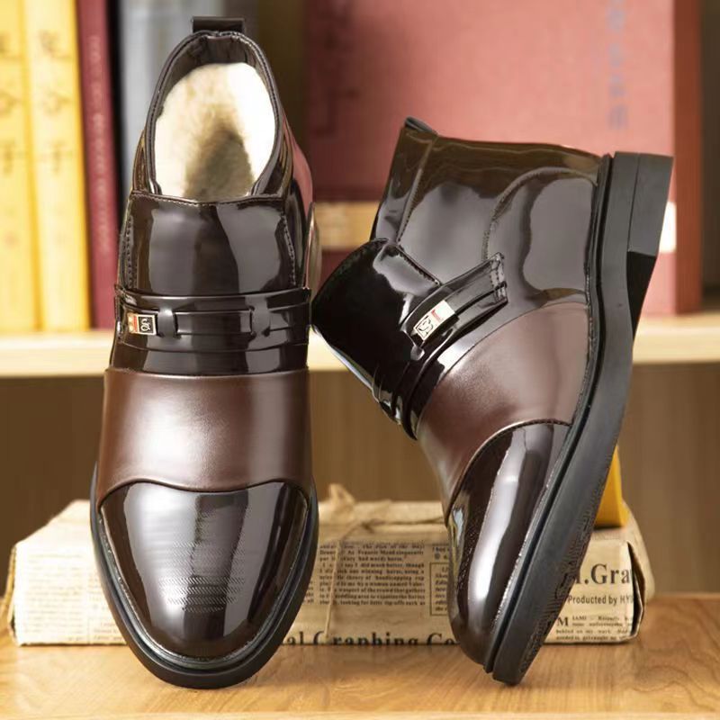 👞🌞【Sezonowa Promocja -50%】Eleganckie, Wygodne i Ciepłe Buty Skórzane dla Mężczyzn