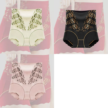🌸【Set de 3】Pantaloni cu talie înaltă care controlează abdomenul 🩲 💖