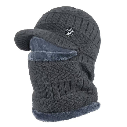 🔥【¡50 % de descuento】Gorro de punto grueso 2025, cálido y resistente al viento