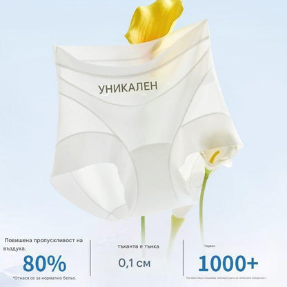 【Пакет от 6 броя】- 50% ОТСТЪПКА💥 Високо прилягащо, удобно, безшевно и дишащо бельо, което стяга корема.