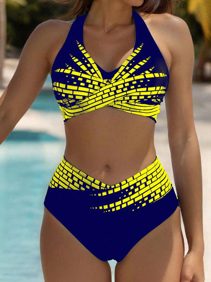 👙 50% popusta 💥【40-100kg】👉 Dvodijelni bikini za žene većih veličina ✅ Visoki struk ✅ Plaćanje pouzećem