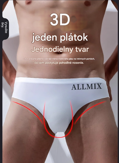 [5-dielne balenie] Pánske sexy tangá z ľadového hodvábu s nízkym pásom, nový štýl, rok výroby 2026