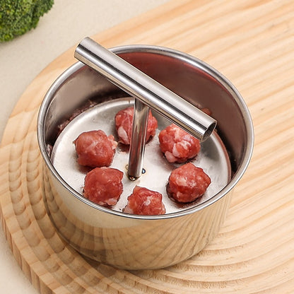 🔥🍖 【Compra 1 y llévate 1 gratis】Herramienta de cocina de acero inoxidable 304, molde para albóndigas, ideal para carne y pescado