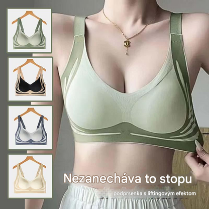 😍【Kúpte 2 a získajte 1 zadarmo】Nová dámska pohodlná podprsenka bez kostíc ❤️【40-85 kg】