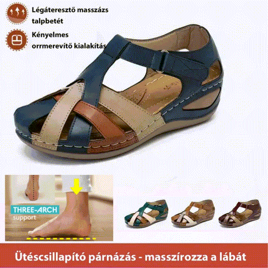 🔥🩰【35-43】Sandale cu platformă din piele moale gol pentru damă