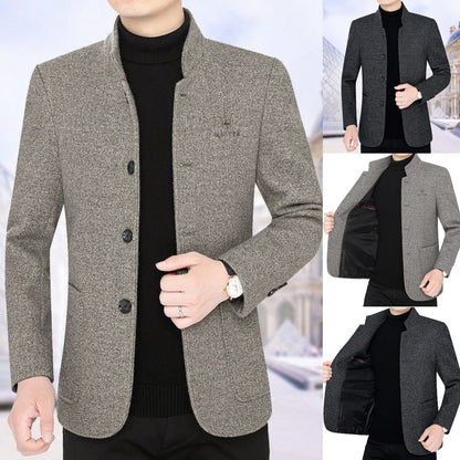 🔥 【Descuento por tiempo limitado -50%】Nueva chaqueta casual de hombre con solapa y forro de lana para otoño e invierno