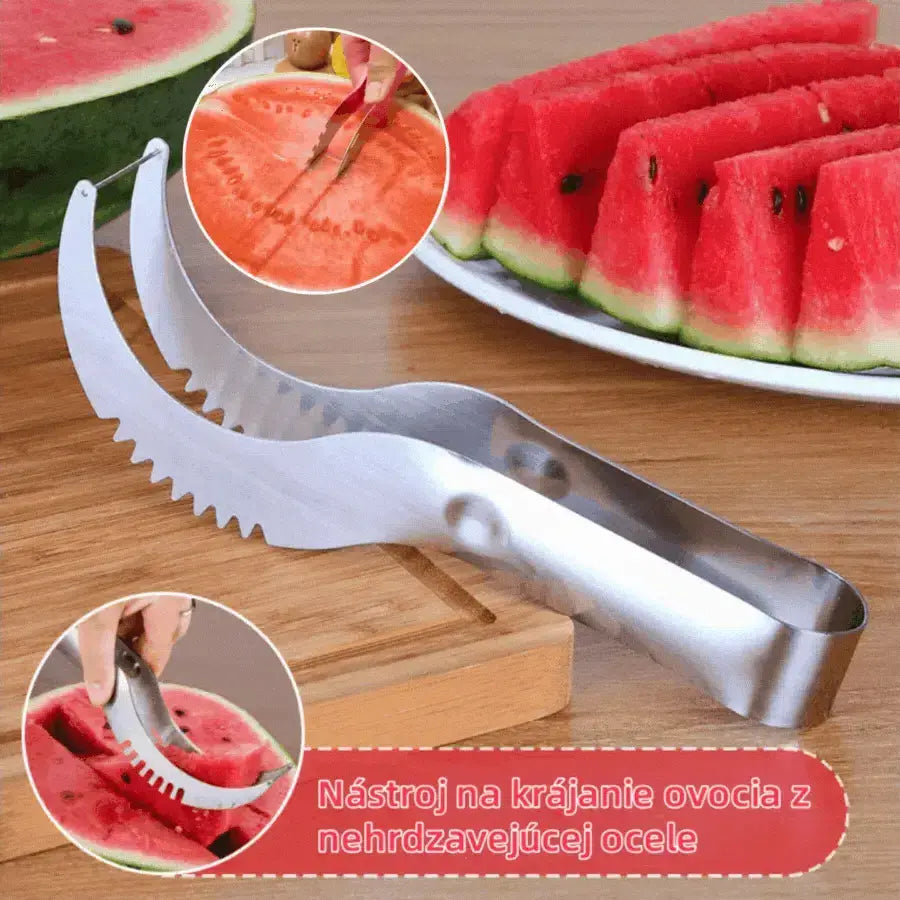 【Kúp 1 a získaj 1 zadarmo】Nerezový veterný mlyn, krájač na melón, artefaktový krájač na šalát, krájač na ovocie, nástroj na krájanie melónu, kuchynské doplnky, gadgety