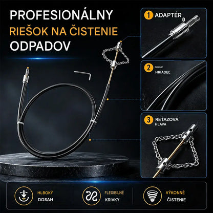 Nástroje na odstraňovanie upchatých odtokov a toaliet