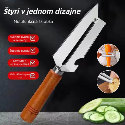 🥕 Kúp 1 a získaj 1 zadarmo! ✨ Multifunkčná kuchynská škrabka – Vyrobená z nehrdzavejúcej ocele s ergonomickou rukoväťou, ideálna na ovocie, zeleninu a mäso 🔪